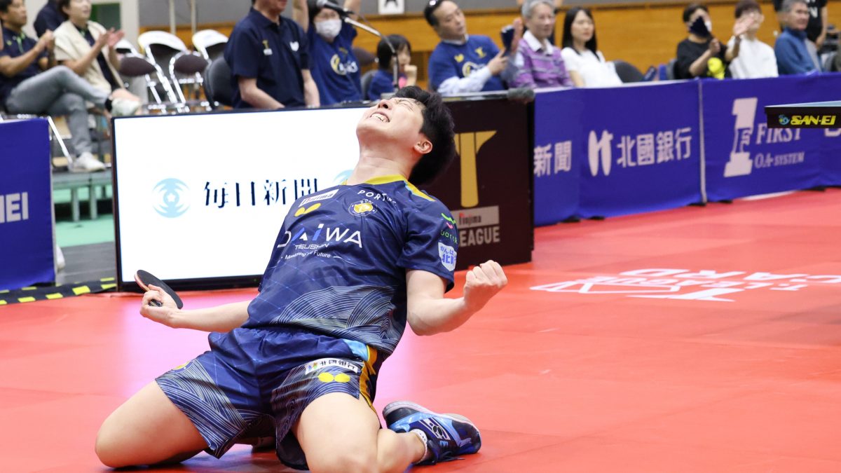 金沢ポートが連敗ストップ＆2位浮上　京都カグヤライズは連勝【卓球・Tリーグ2025-2026（10/11～10/13）】