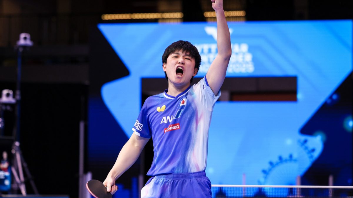 写真:張本智和(トヨタ自動車)/提供:WTT