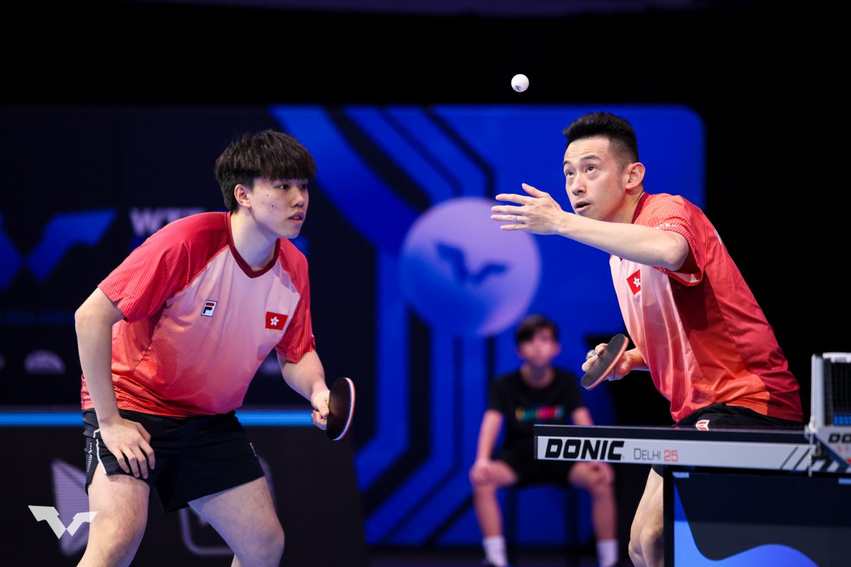 写真：黄鎮廷（ウォンチュンティン）/陳顥樺（チャンバルドウィン・中国香港）/提供：WTT