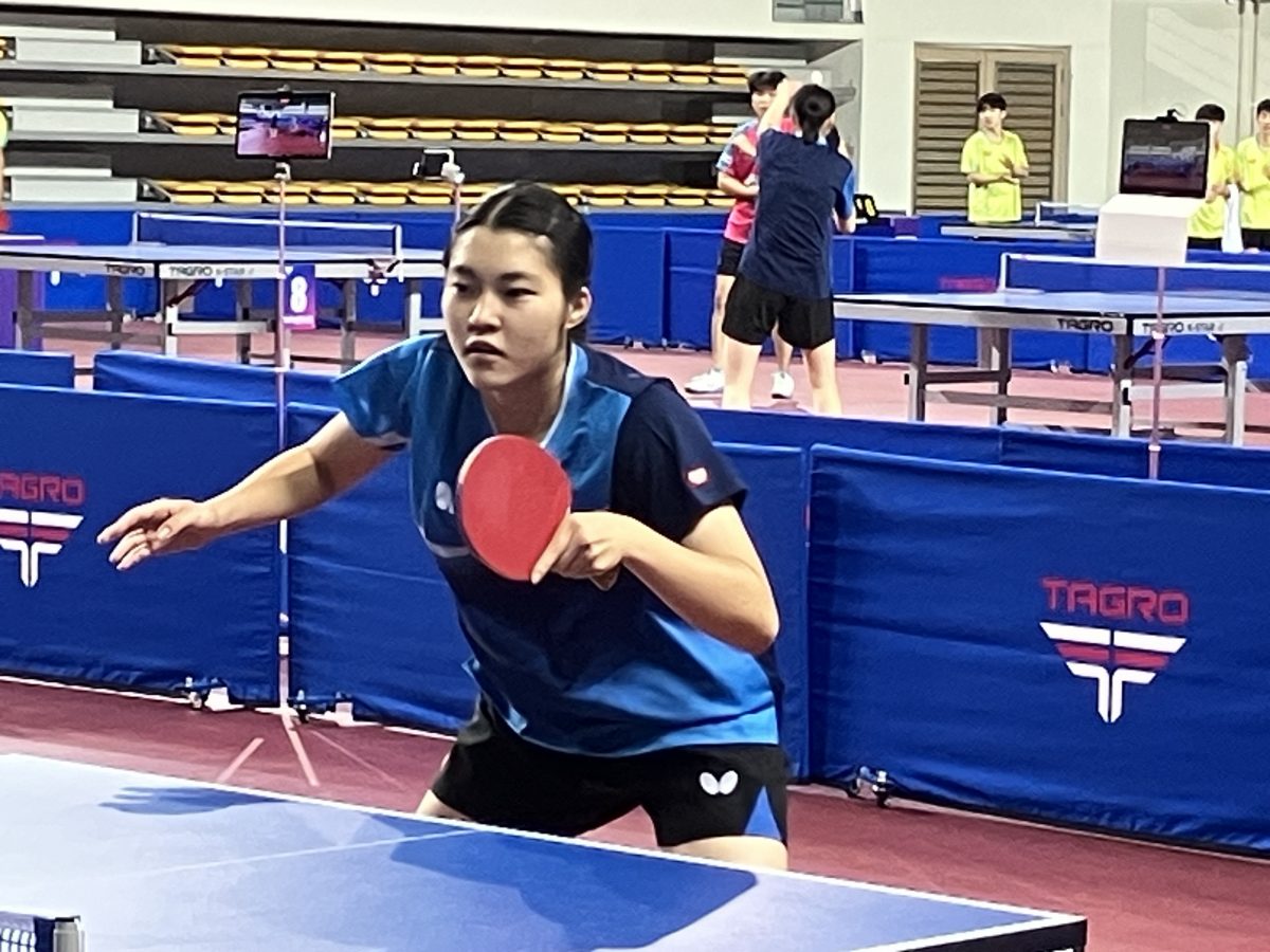 写真：熊田陽花（正智深谷高等学校）/提供：高体連卓球専門部