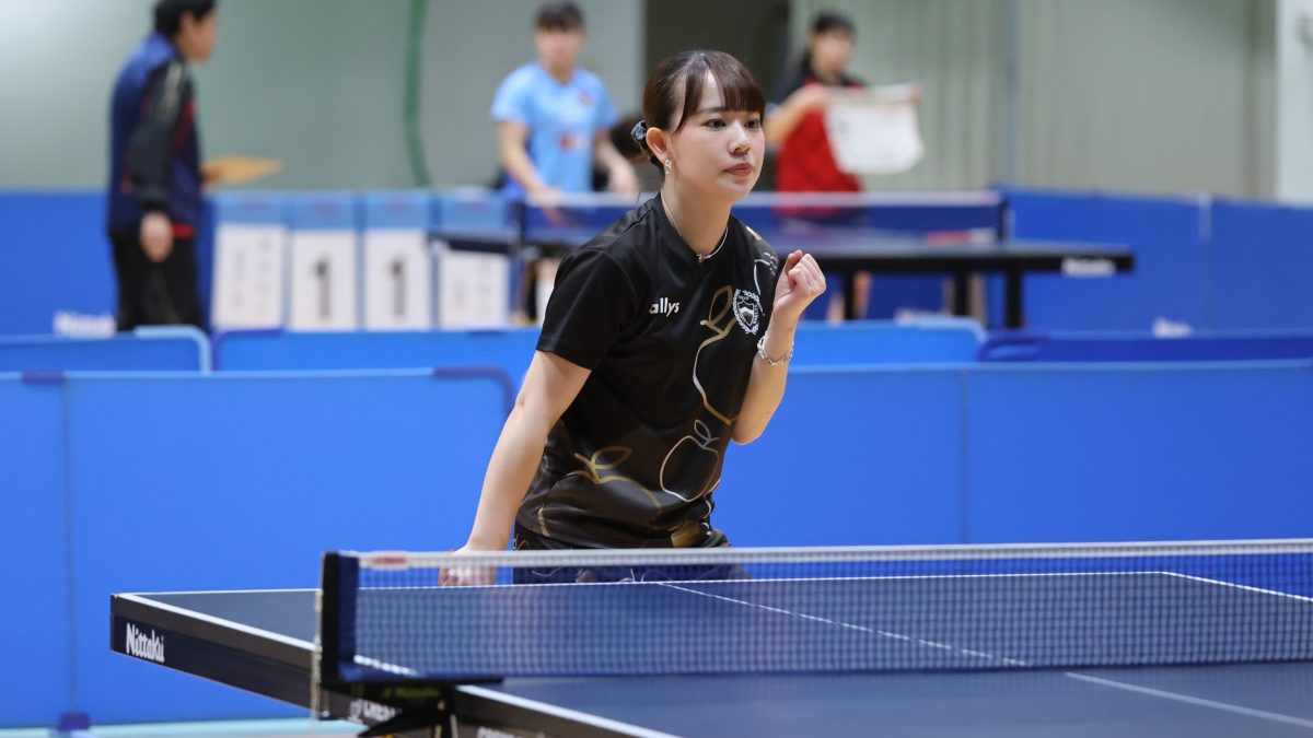 小林りんご、藤田知子らが全勝で決勝トーナメント進出＜卓球・全日学選抜2025＞