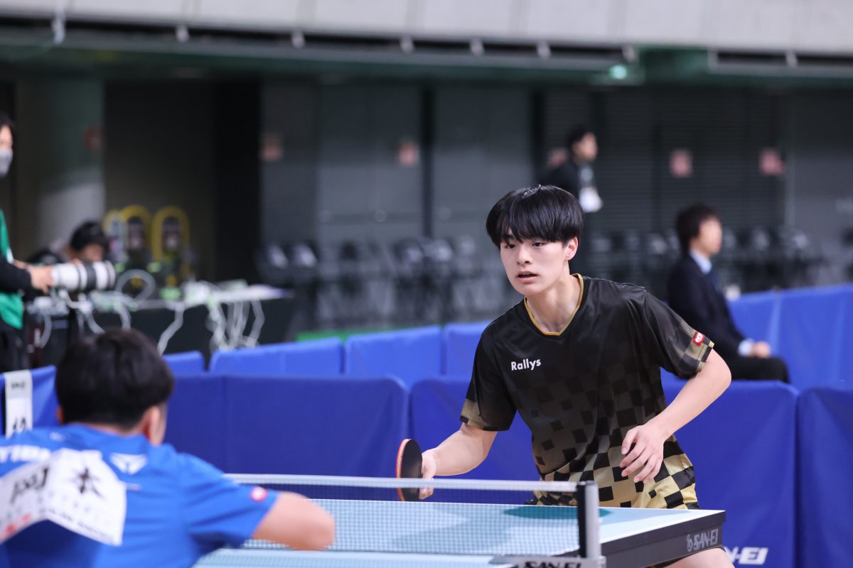 写真：全日本選手権出場時の島岡修斗（安田学園高）/撮影：ラリーズ編集部