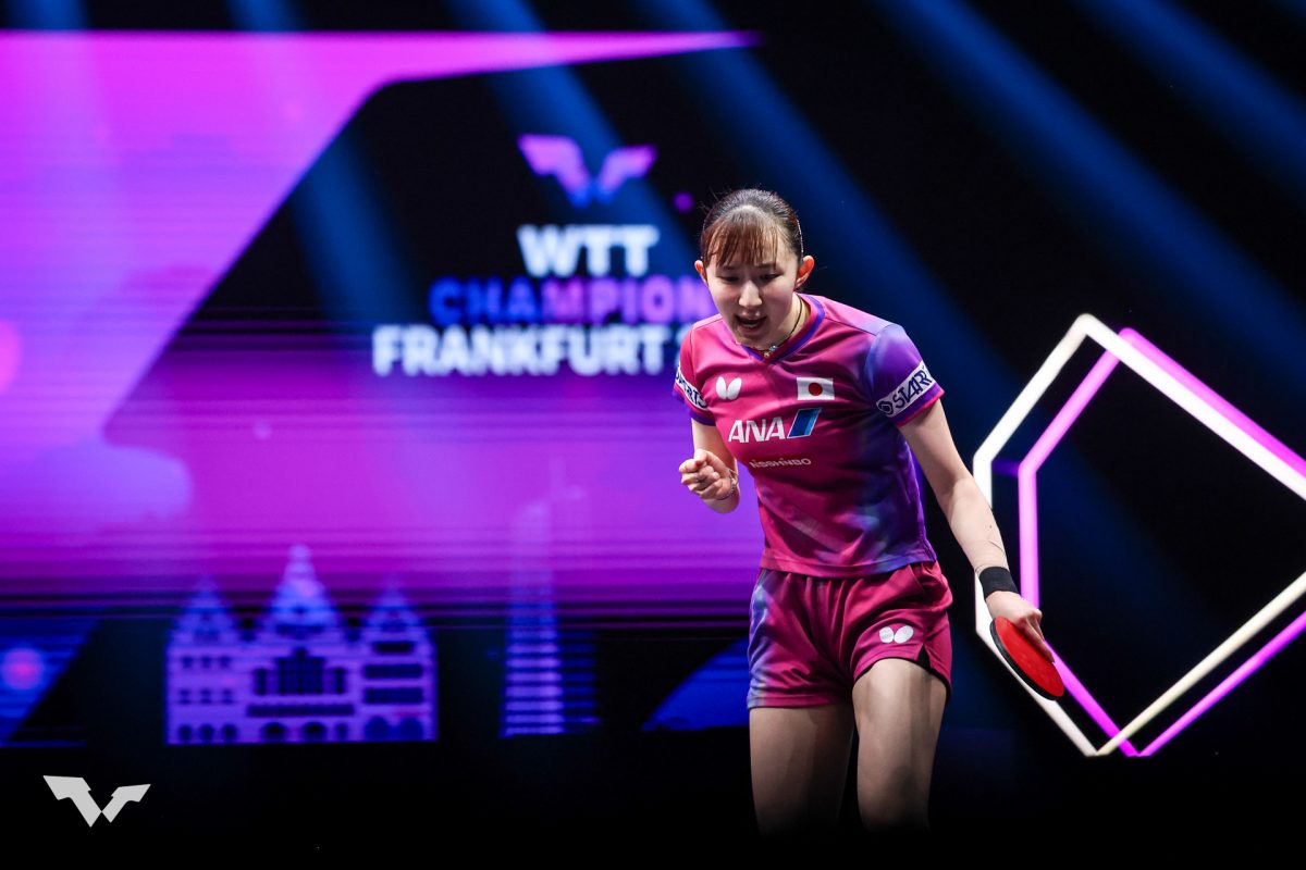 写真：早田ひな（日本生命）/提供：WTT