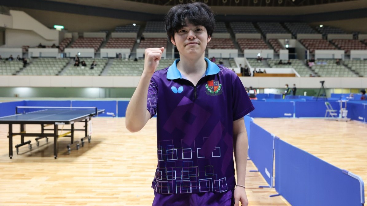 愛知工業大・谷垣佑真、日本大・伊藤礼博との激戦制して3度目V＜卓球・全日学選抜2025＞