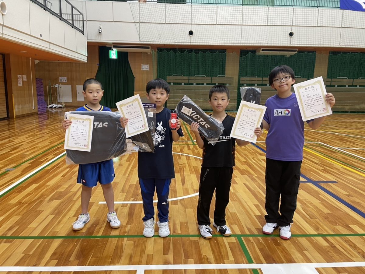 写真:カブ男子の部入賞者/撮影:ラリーズ編集部