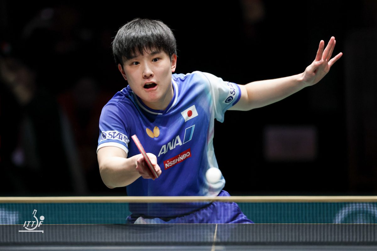 写真：張本智和（トヨタ自動車）/提供：ITTFWorld