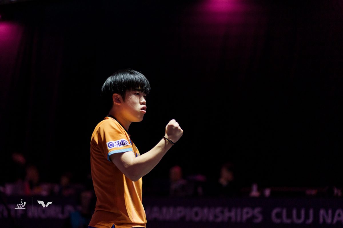 写真：吉山和希（岡山リベッツ）/提供：ITTF