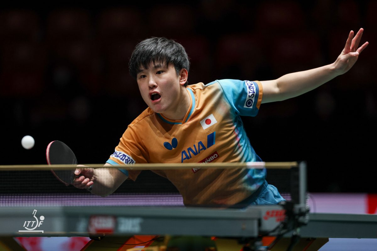 写真：張本智和（トヨタ自動車）/提供：ITTFWorld