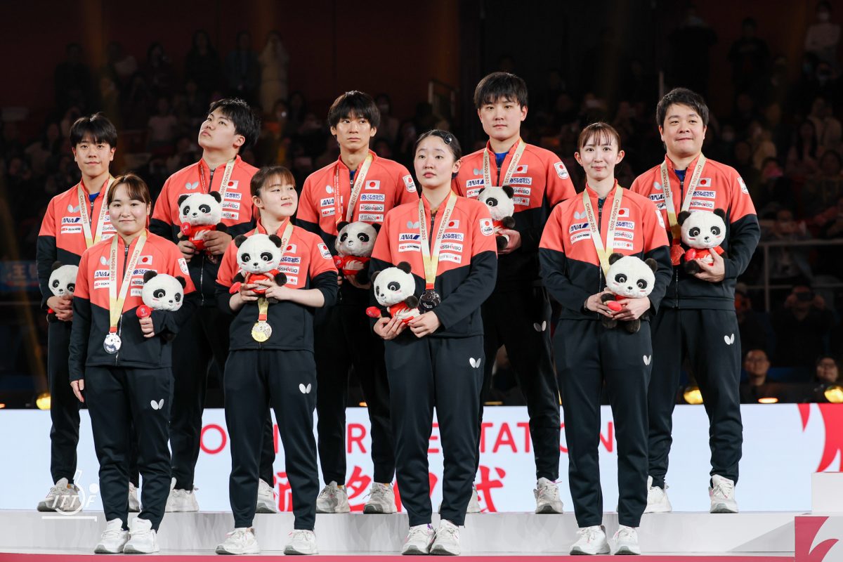 写真：日本チーム/提供：ITTFWorld