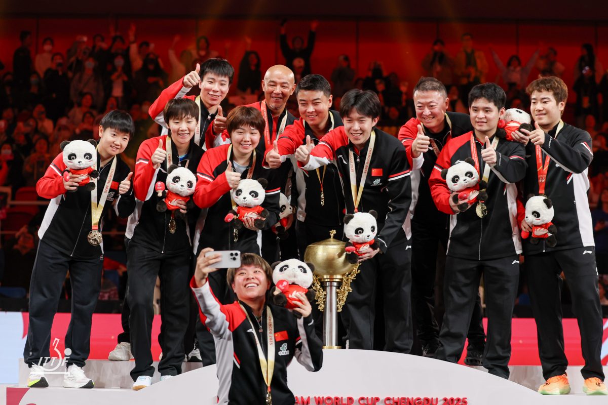 写真：中国チーム/提供：ITTFWorld