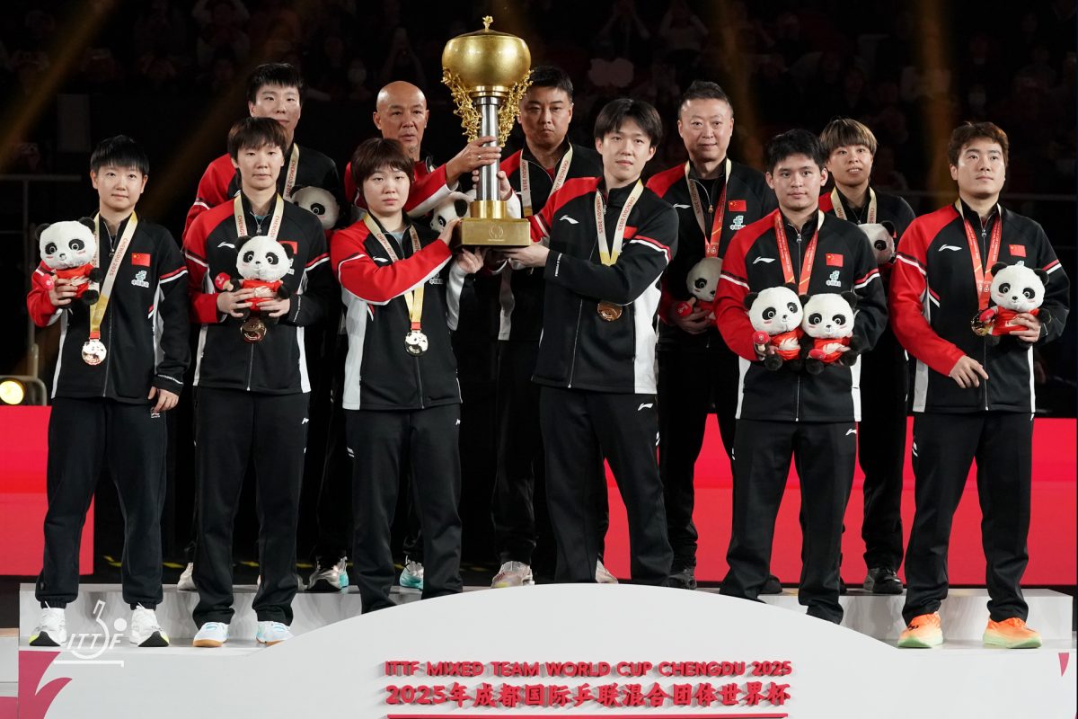 写真：中国チーム/提供：ITTFWorld