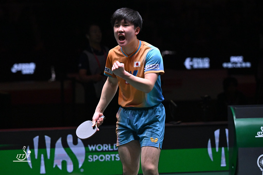 写真：張本智和（トヨタ自動車）/提供：ITTF