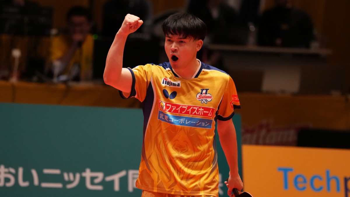 T.T彩たまが連敗ストップ　有延大夢が2日間で3勝の活躍【卓球・Tリーグ2025-2026男子】