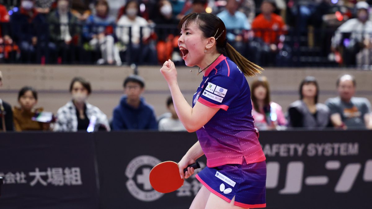 野村萌が単複2勝で九州カリーナが今季初勝利　トップ名古屋は2連勝【卓球・Tリーグ2025-2026女子】