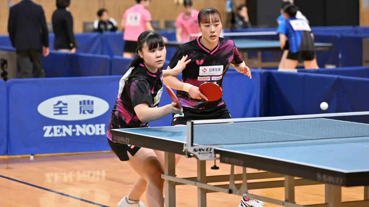 赤江夏星/竹谷美涼ペア、張本美和/長﨑美柚ペアが3回戦進出＜全日本
