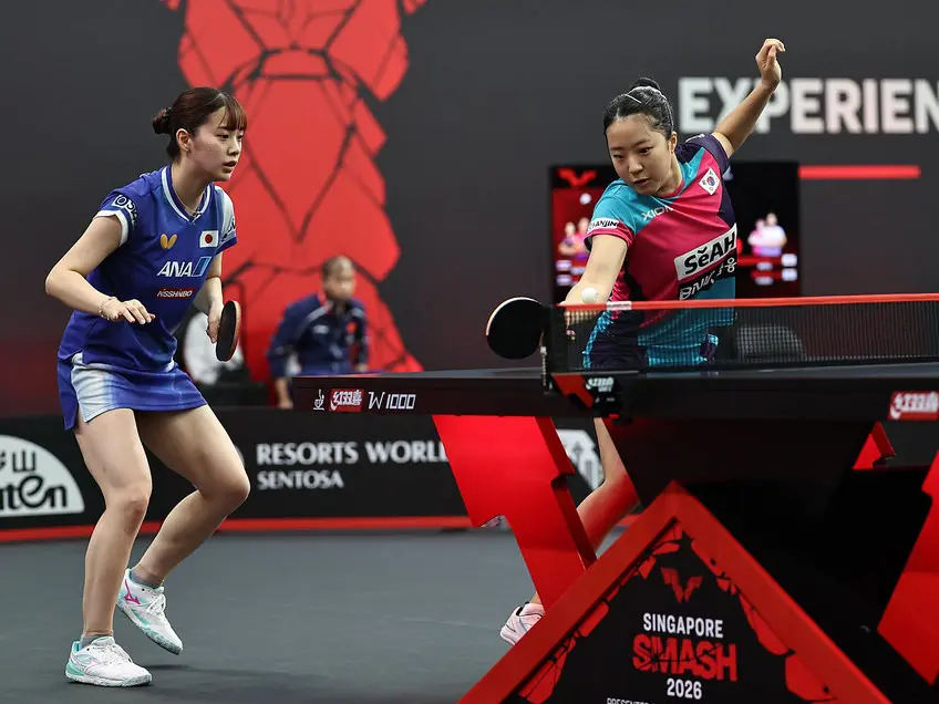 早田ひな、中国選手との死闘制し3回戦進出＜卓球・WTTシンガポール