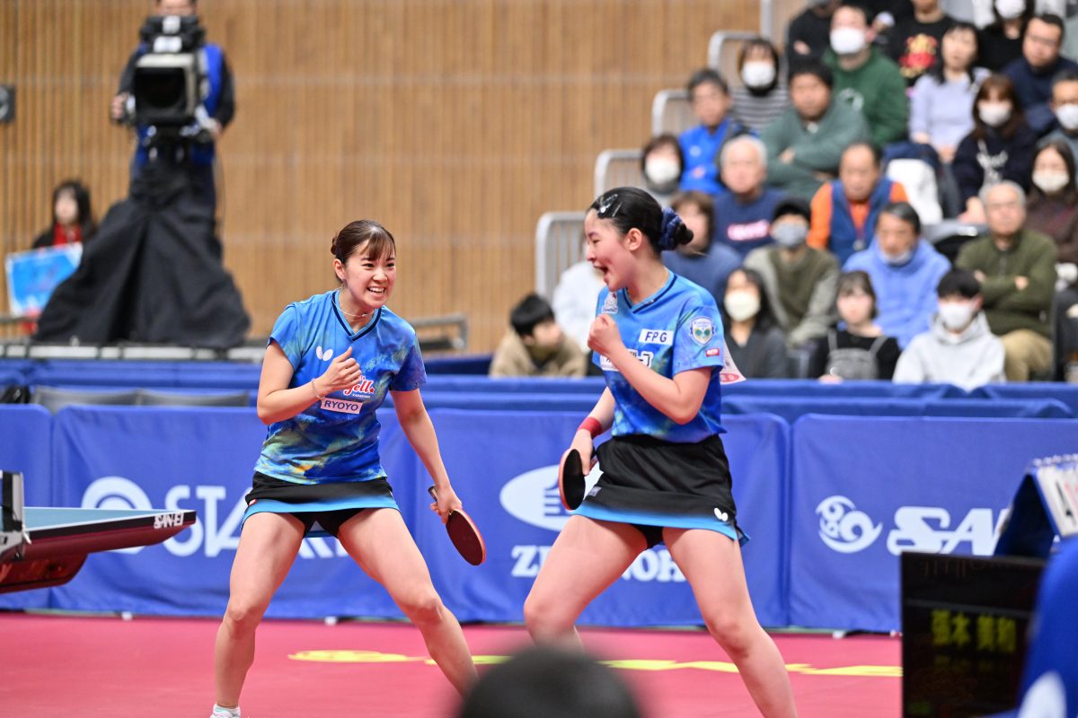 県予選から日本一掴んだ張本美和/長﨑美柚ペア「全部話さなくても