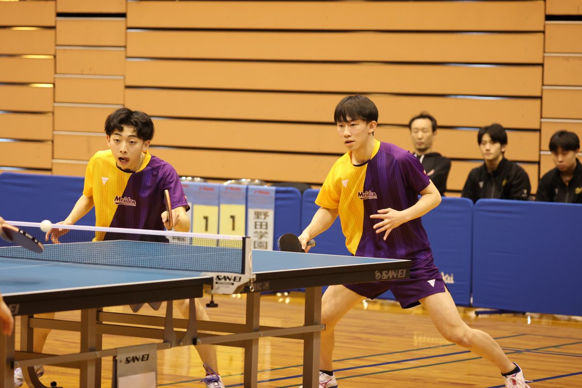 写真：持田陽向/月原弘暉（愛工大名電）ペア/撮影：ラリーズ編集部