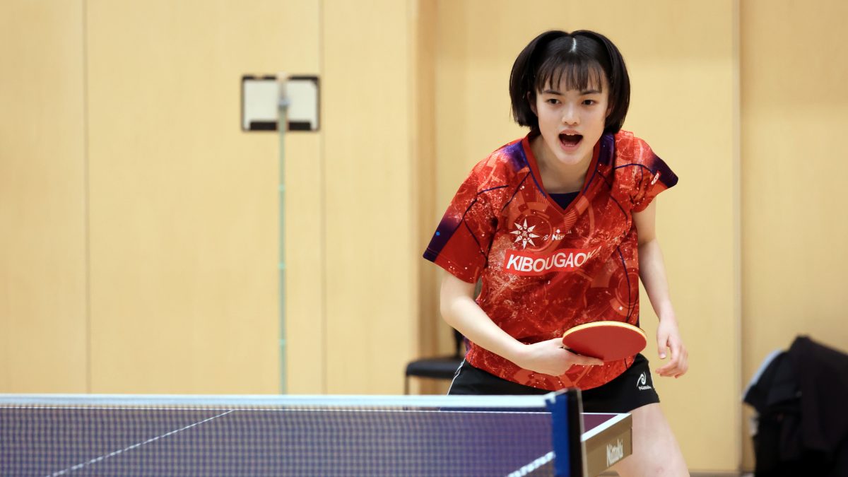 希望が丘高・大野紗蘭が15勝を挙げ全体1位に＜卓球・令和8年度日本リーグ・日学連・高体連合同強化事業＞