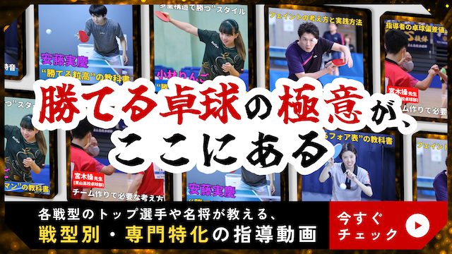 卓球】ZXGEAR-IN(ゼクスギアイン)の性能を徹底レビュー 台上から積極的