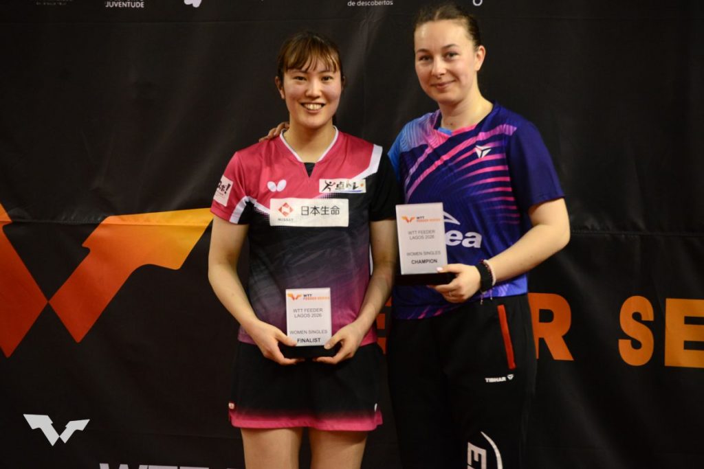 写真:女子シングルス表彰式/提供:WTT