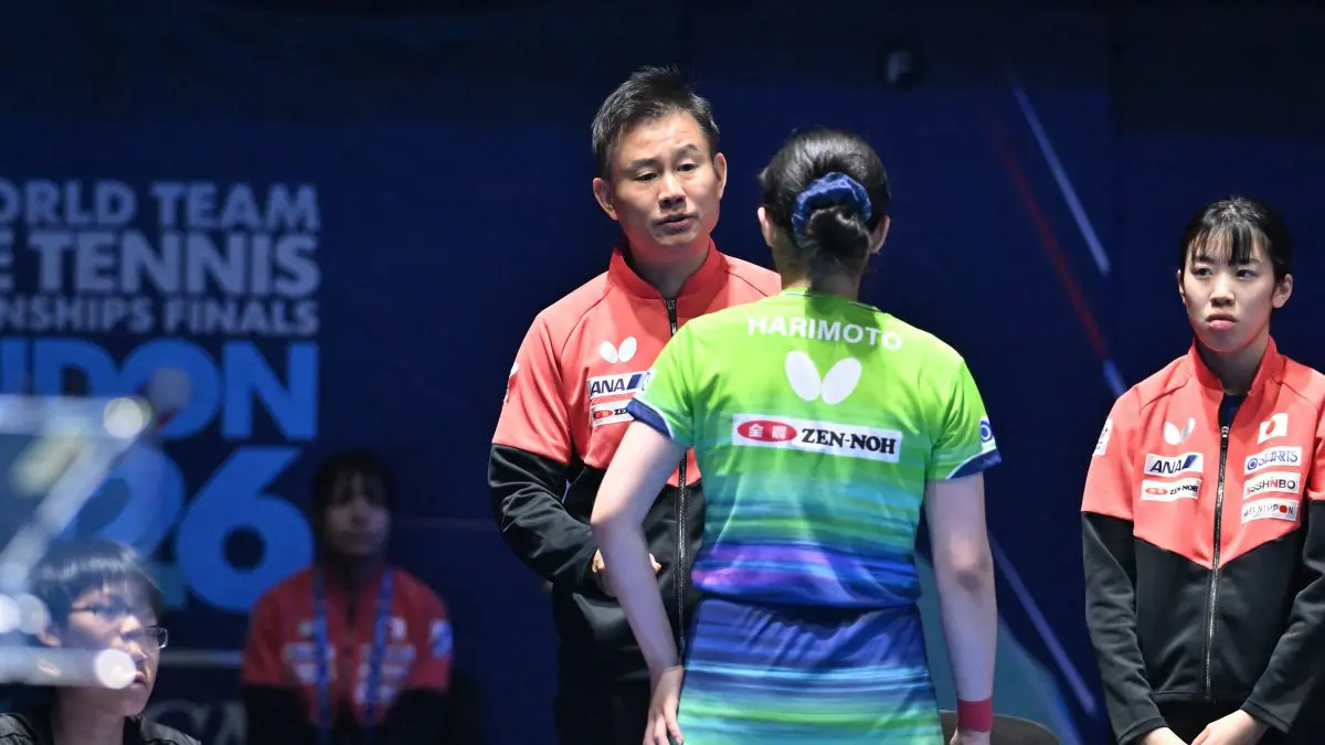 女子日本・中澤鋭監督、早田ひなの状態に言及「まだ足に違和感がある