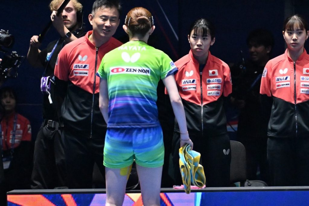 女子日本・中澤鋭監督、早田ひなの状態に言及「まだ足に違和感がある