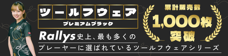 Rallys史上、最も多くのプレーヤーに選ばれているツールフウェアシリーズ