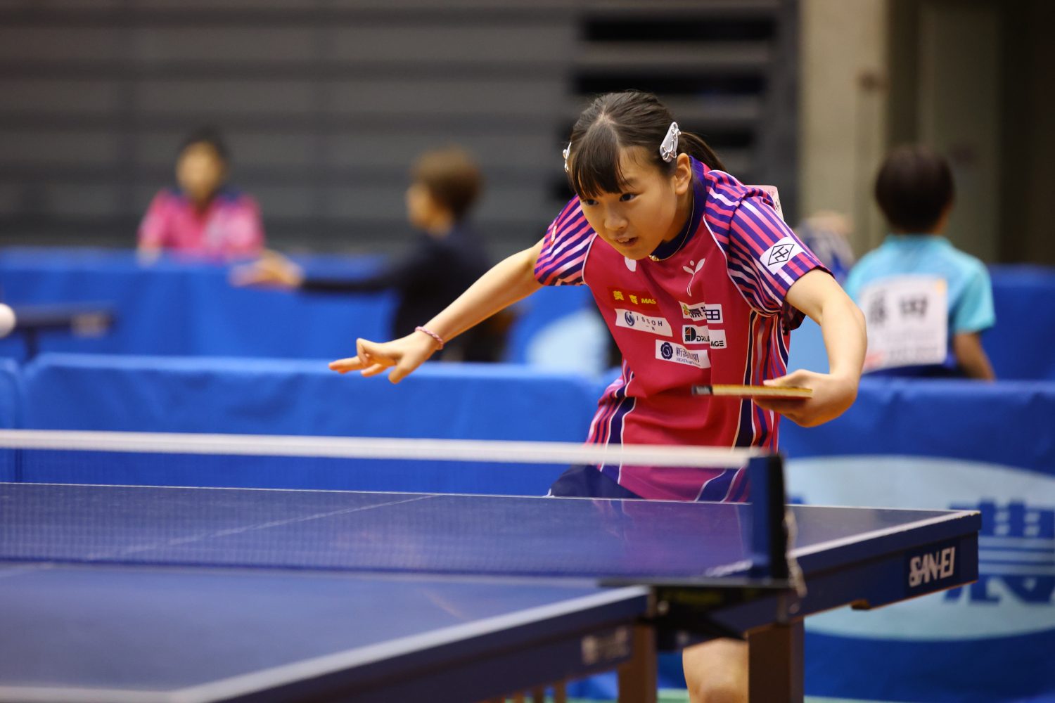 写真:小松佳楠(羽佳卓球俱楽部/東京)/撮影:ラリーズ編集部