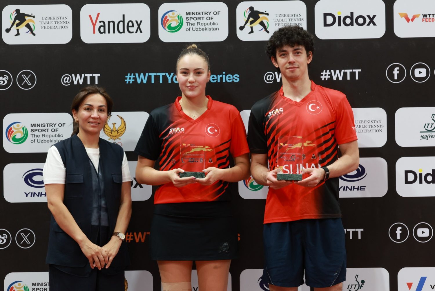 写真:Abdullah YIGENLER/エチェ・ハラク(トルコ)ペア/提供:WTT