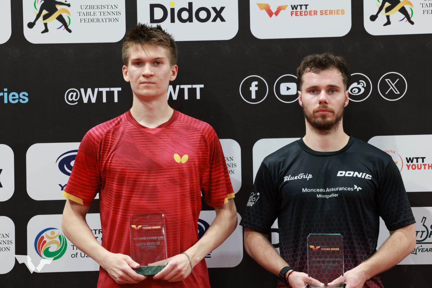 写真:Evgeny TIKHONOV(AIN)・エステバン・ドール(フランス)/提供:WTT